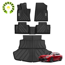 3D Floor Mats + Cargo Liner for 2025 2026 Toyota Camry Gas Hybrid Anti-Slip TPE