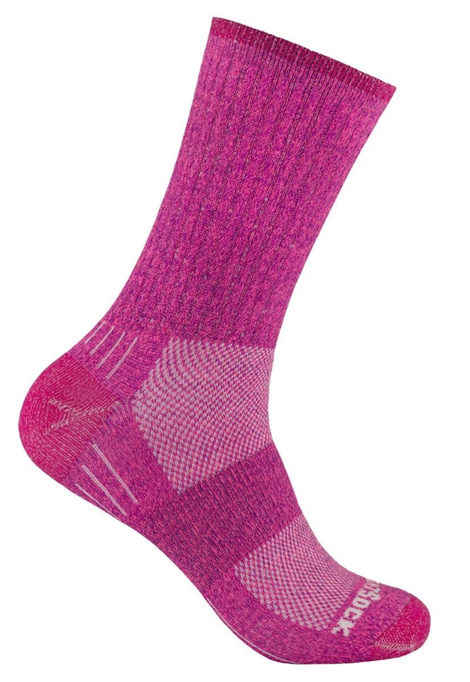 WRIGHTSOCK Profi Laufsocke, Wandersocke anti-blasen-system lange anthrazit-Pink
