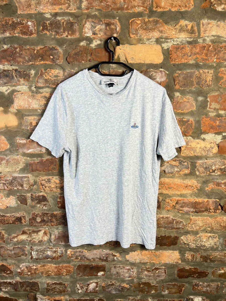 vivienne westwood mens t shirt medium khaki embroidered logo | eBay