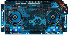 Pioneer DDJ-RZ Blue Camo Protective Decal StyleFlip Skins
