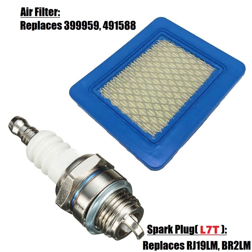 Luftfilter + Zündkerze Kit für Rasenmäher mit Briggs & Stratton 