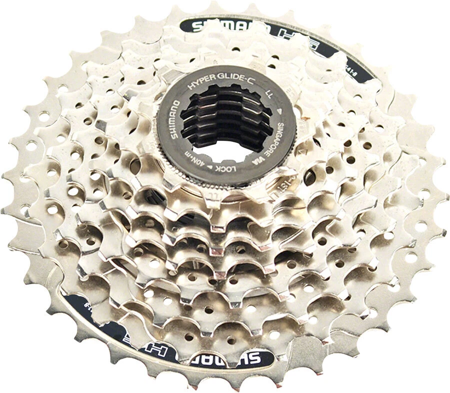 Shimano CS HG41 Cassette 8 Speed 11 34t Silver Mega Range