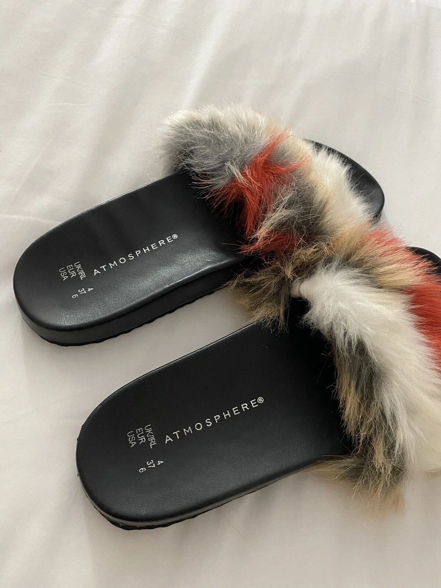 Fluffy sandals hotsell primark