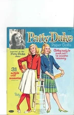 VINTAGE UNCUT PATTY DUKE PAPER DOLLS CUTE HD~LASER REPRODUCTION~LO PRICE~HI QU