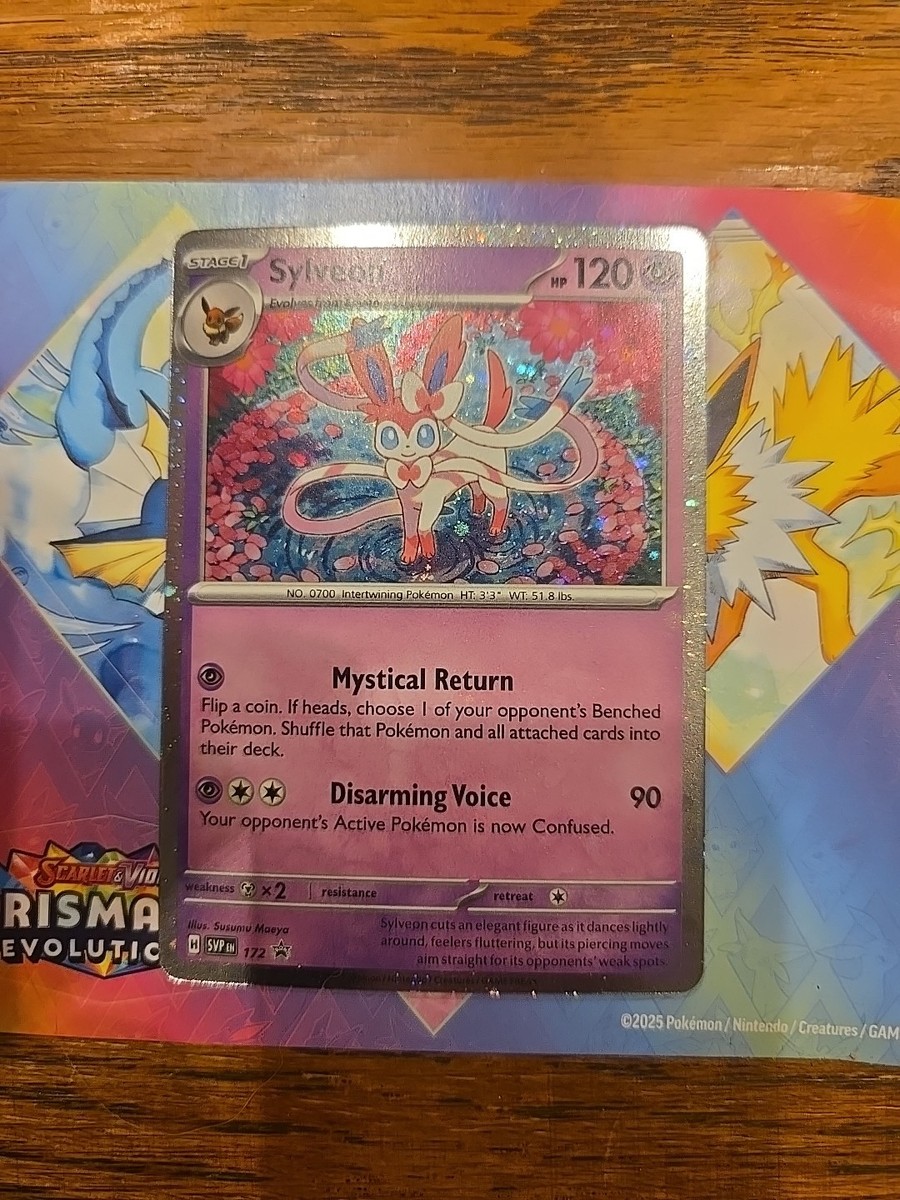 2025 Pokemon Sylveon #172 Black Star Promo Cosmos - NM M1 | eBay