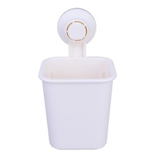 Suction Cup Toothbrush Holder Wall Mounted Bathroom Organizer Toothpaste Rack...