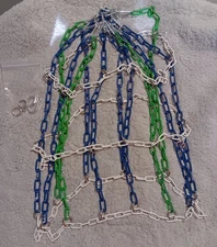 Universal Basketball Net - Heavy Duty Chain, Rust Proof & Easy Snap Installation