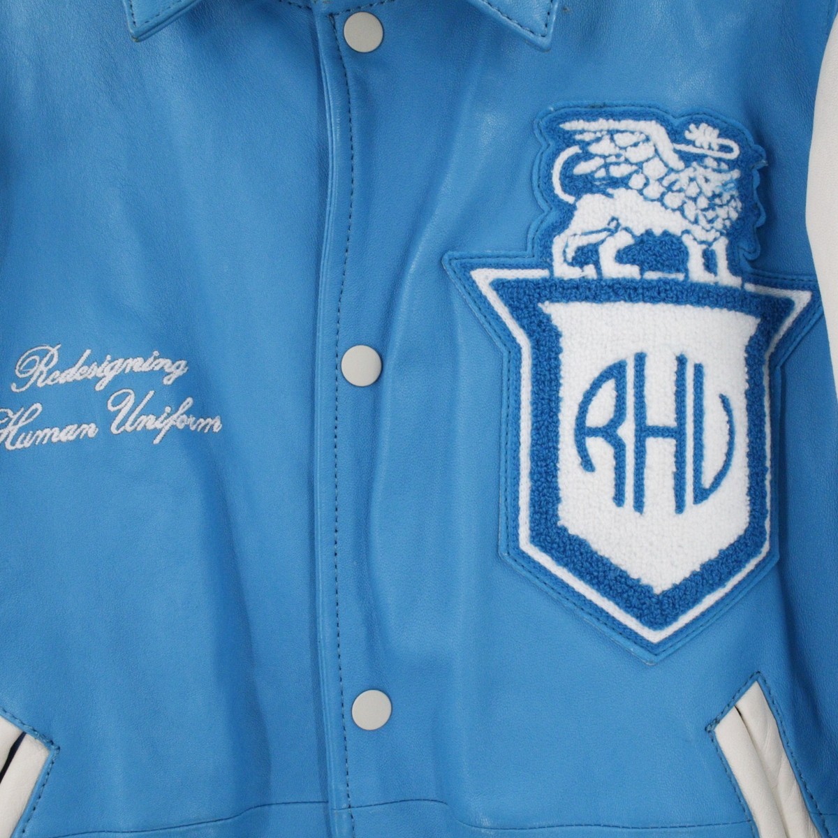 zara x Rhuigi jacket mens medium sheep leather bomber