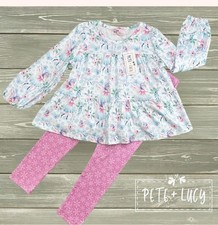 Size 6 Mos Pete And Lucy Winter Fairy Pant Set NWT