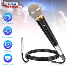 Handheld Dynamic Microphone Wired XLR Microphone Live Performance Singing Mic