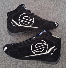 Sparco Slalom Rb-3 Nomex Racing Shoes Sfi Rated For Auto Racing Mens Size 10.5 Sparco Slalom Rb-3 Nomex Racing Shoes Sfi Rated For Auto Racing Mens Size 10.5