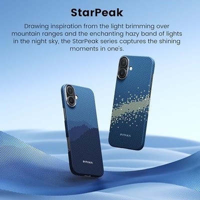 PITAKA IPHONE 16 PLUS CASE - COMPATIBLE WITH MAGSAFE, THIN & -  MILKY WAY GALAXY
