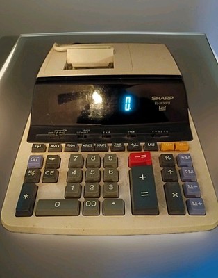 WORKS PERFECT Sharp EL-2630P III Printing Calculator 12 Digit Adding Tax Machine