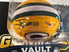 Green Bay Packers Jordan Love Signed Autographed Mini Helmet 5 Star Cert