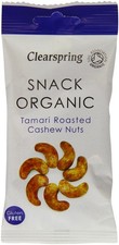 Clearspring Snack organic - Tamari roasted cashew nuts-15 Pack