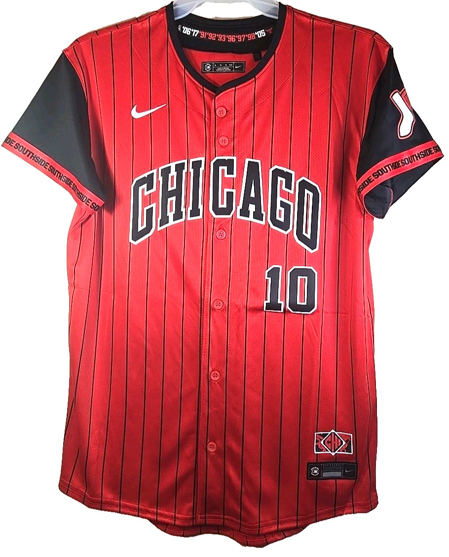 Nike Yoan Moncada Chicago White Sox City Connect Jersey Youth XL 18/20 #10