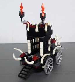 LEGO 7092 Castle Skeleton Prison Carriage Minifig Shield Horse Fantasy