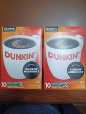 Dunkin Donuts Dunkin Midnight K-Cup Pods, Dark Roast, For Keurig Brewers, 20 Ct