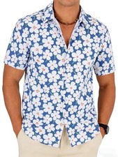 Mens Cotton Hawaiian Shirt