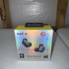 EarFun Free Pro 3 Noise Cancelling Earbuds BLACK 