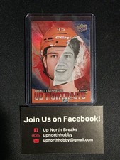 2025-26 UD Series 2 Rookie UD Portraits Red /199 Beckett Sennecke #P-37 Ducks