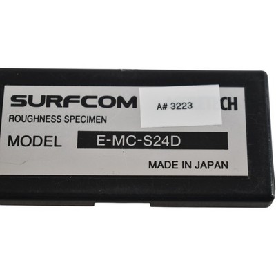 Tokyo Seimitsu Accretech E-MC-S24D SURFCOM Roughness Calibration 