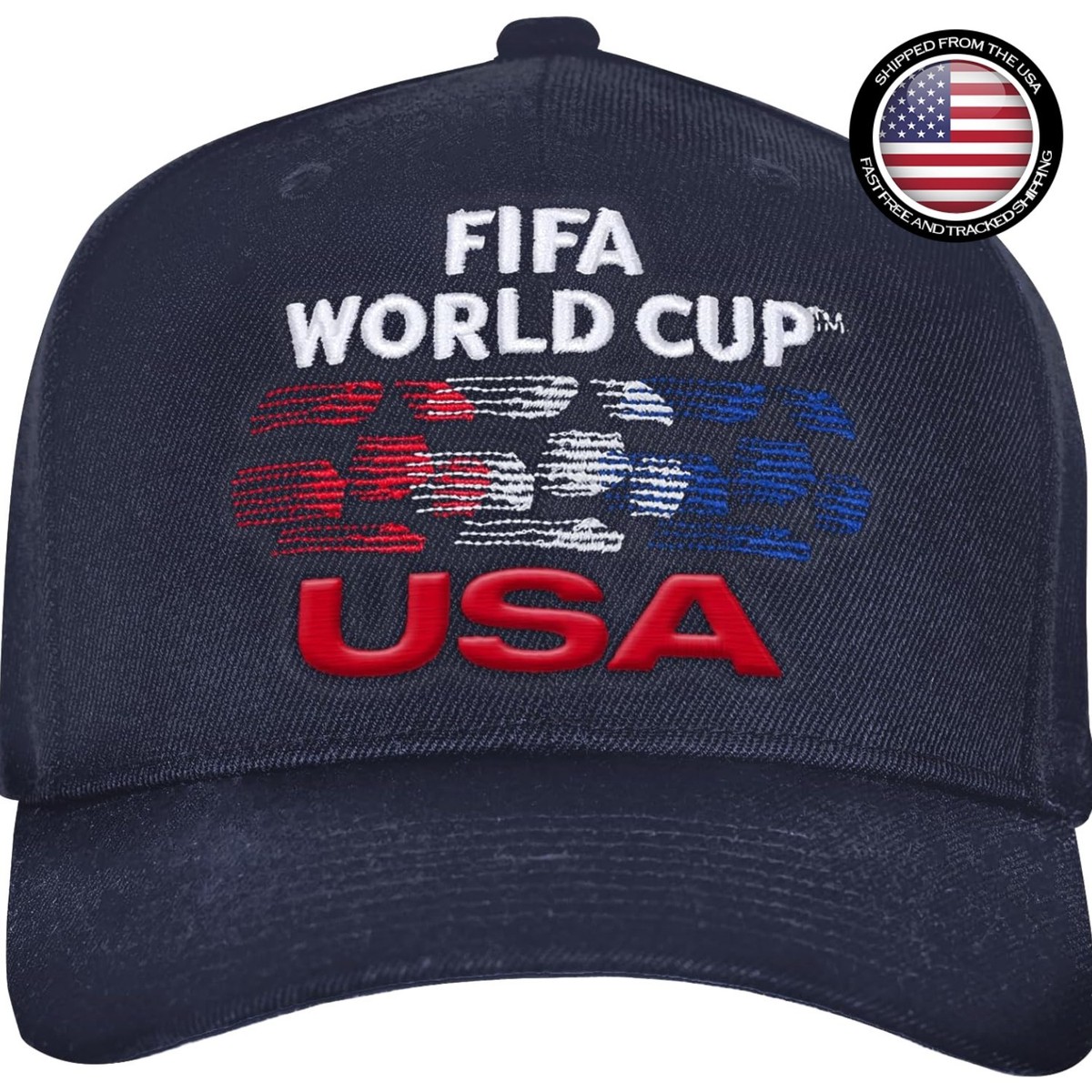 記念グッズ FIFA 2026 Official Supporter Cap USA Soccer Fan Cap - 2026 FIFA World Cup Snapback with Raised