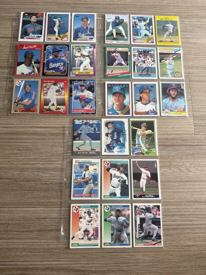 Texas Rangers Baseball Card Lot – Buddy Bell, Fergie Jenkins, Al Oliver, Ruben - Image 2 of 4