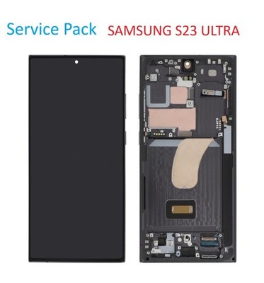 Samsung Galaxy S23 Ultra Original Display  SM-S918B OLED Touchscreen mit Rahmen