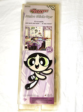 POWERPUFF GIRLS Stick-Ups Jumbo Wall Decoration Art Cartoon Network -NEW Vintage