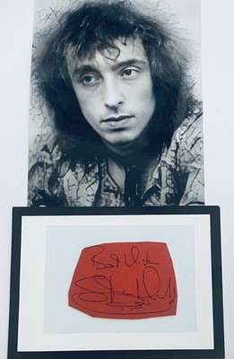 Stan Webb English Musician, Chicken Shack, Original 10 x 8 Signature Piece
