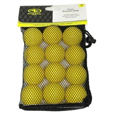 NEW Athletic Works 12-Pack Foam Practice Golf Balls - Yellow