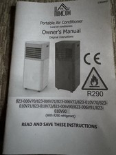 Portable Air Conditioner Unit 7000BTU Black