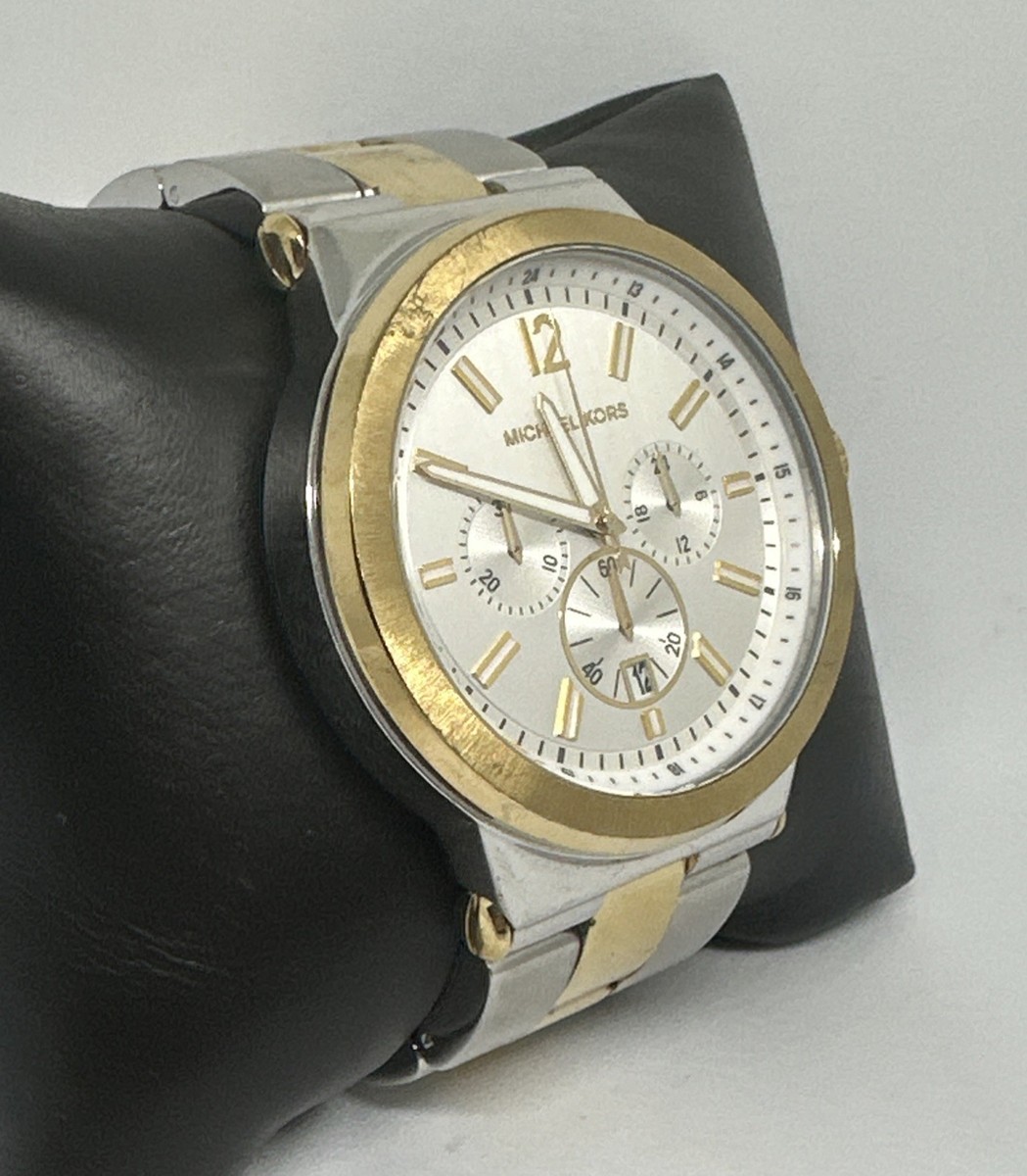 Michael Kors MK8277 Men Two-Tone Stainless Steel Analog Dial
