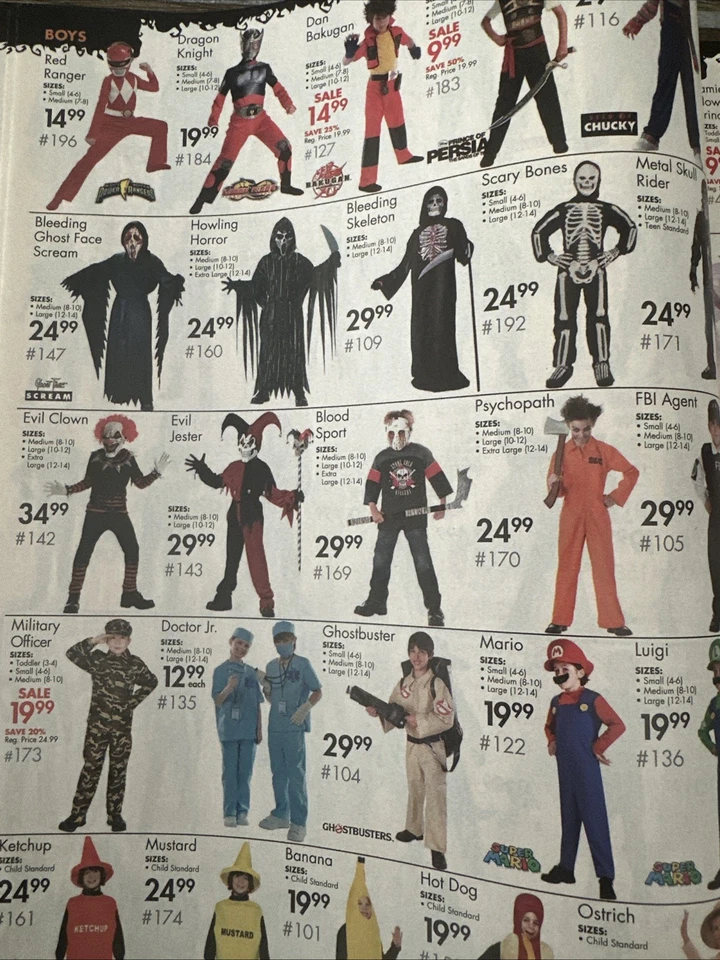 Extremadamente Raro 2010 Fiesta Ciudad Catálogo Inserto Halloween De Colección ¡Raro!! Foto 4 de 4