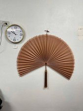 Large Decorative Fan, Giant Wall Fan, Bamboo Folding Fan for Wall Hanging