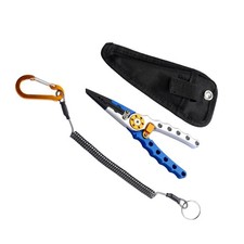 High Performance Aluminum Fishing Pliers with Braided Line Cutter Tool Set