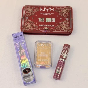 NYX Bridgerton Collection Maquillage Blush Palette Highlighter Eyeliner Gloss