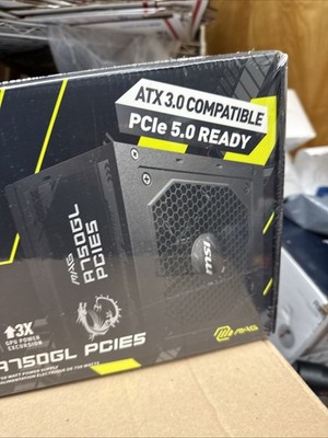 Msi Mag A750gl Pcie 5.1 & Atx 3.1 Gaming Power Supply - Full Modular - 80 Plus