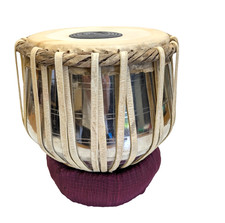 Authentische Metall Tabla Trommel - traditionelles indisches Schlaginstrument