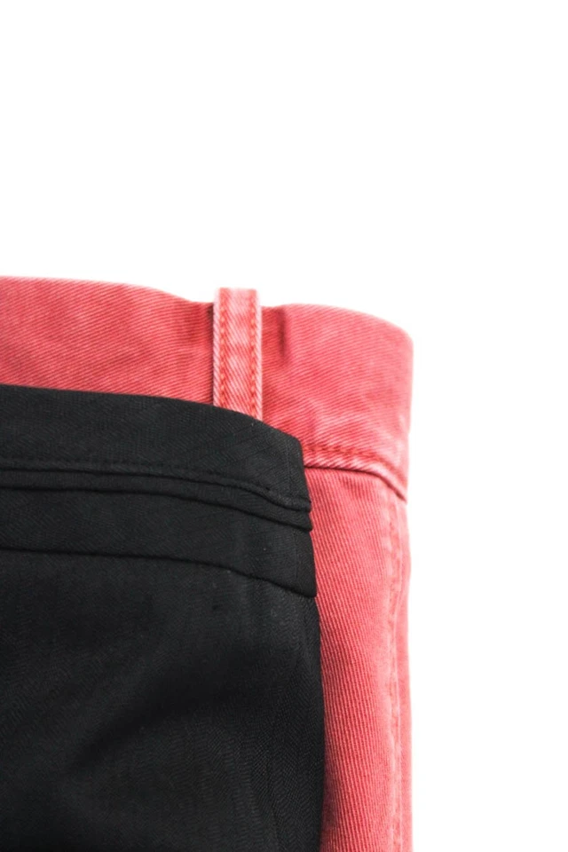 J Crew Women's Pockets Flat Front Straight Leg Casual Pant Pink Size 30 Lot 2 - Image 2 of 4