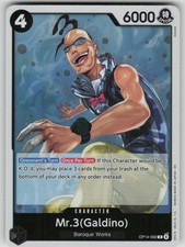 Mr.3(Galdino) OP14-092 Foil The Azure Sea's Seven Near Mint EN