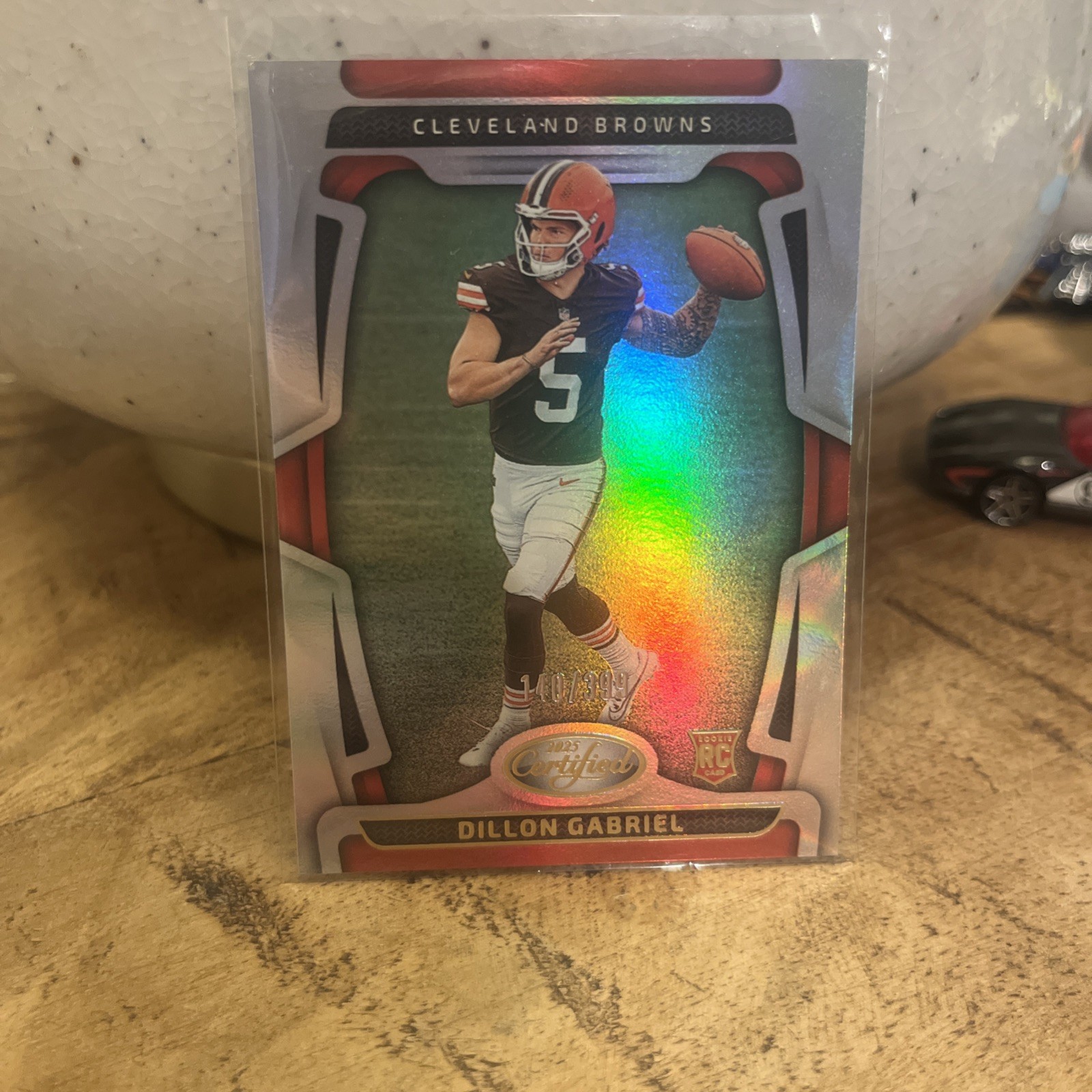 2025 Panini Certified Dillon Gabriel RC /399 refractorCleveland Browns #192