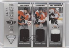 2011-12 Titanium 14/15 James van Riemsdyk Chris Pronger Scott Hartnell Patch 9u7