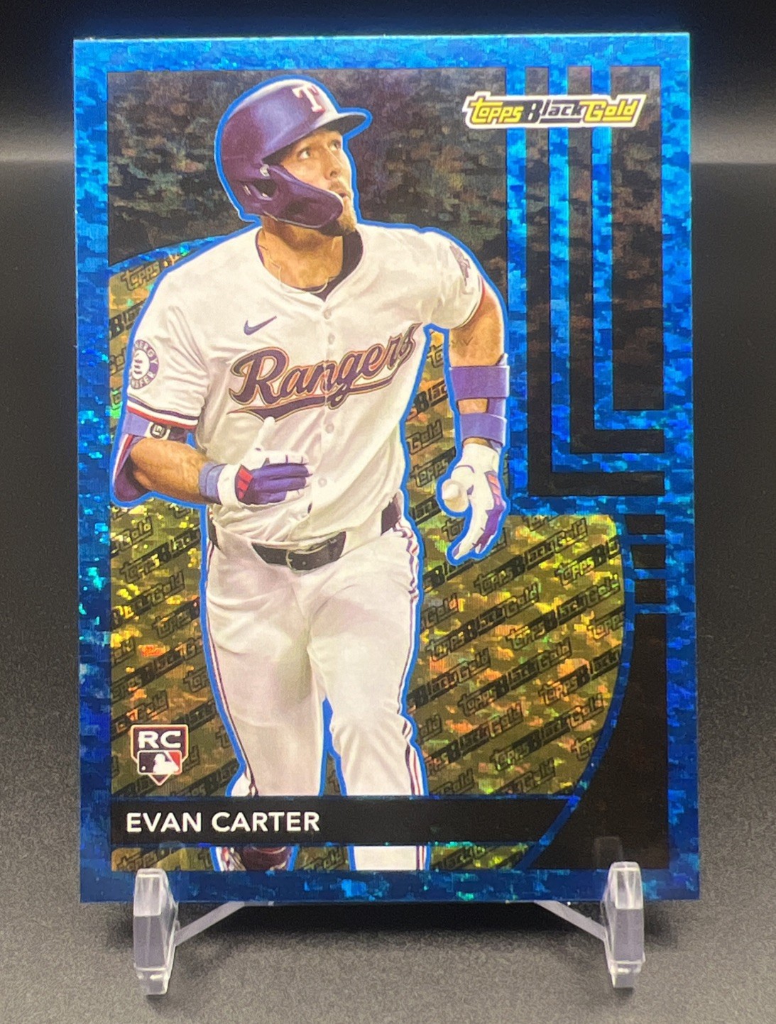2024 Topps Update Series - Topps Black Gold Evan Carter #BG-14 Blue (RC)