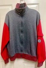 Vintage Christian Dior Sport Patch Monsieur SZ L Zip Fleece Track Jacket Y2K