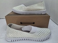 Ilse Jacobsen Tulip 0026 Slip on Shoe 100 White - Womens Size 6.5 - 7