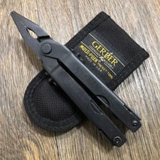 Vintage 90s Gerber USA MP600 Black Needle Nose Multi-Plier Multi-Tool Pouch