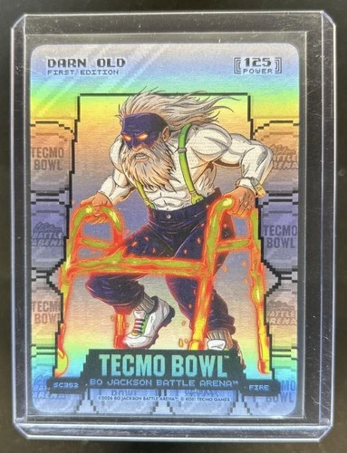 2026 Battle Arena Tecmo Bowl Darn Old 1st Silver Coin Flip Battlefoil #SC352