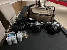 antique canon camera bundle used but in great condition